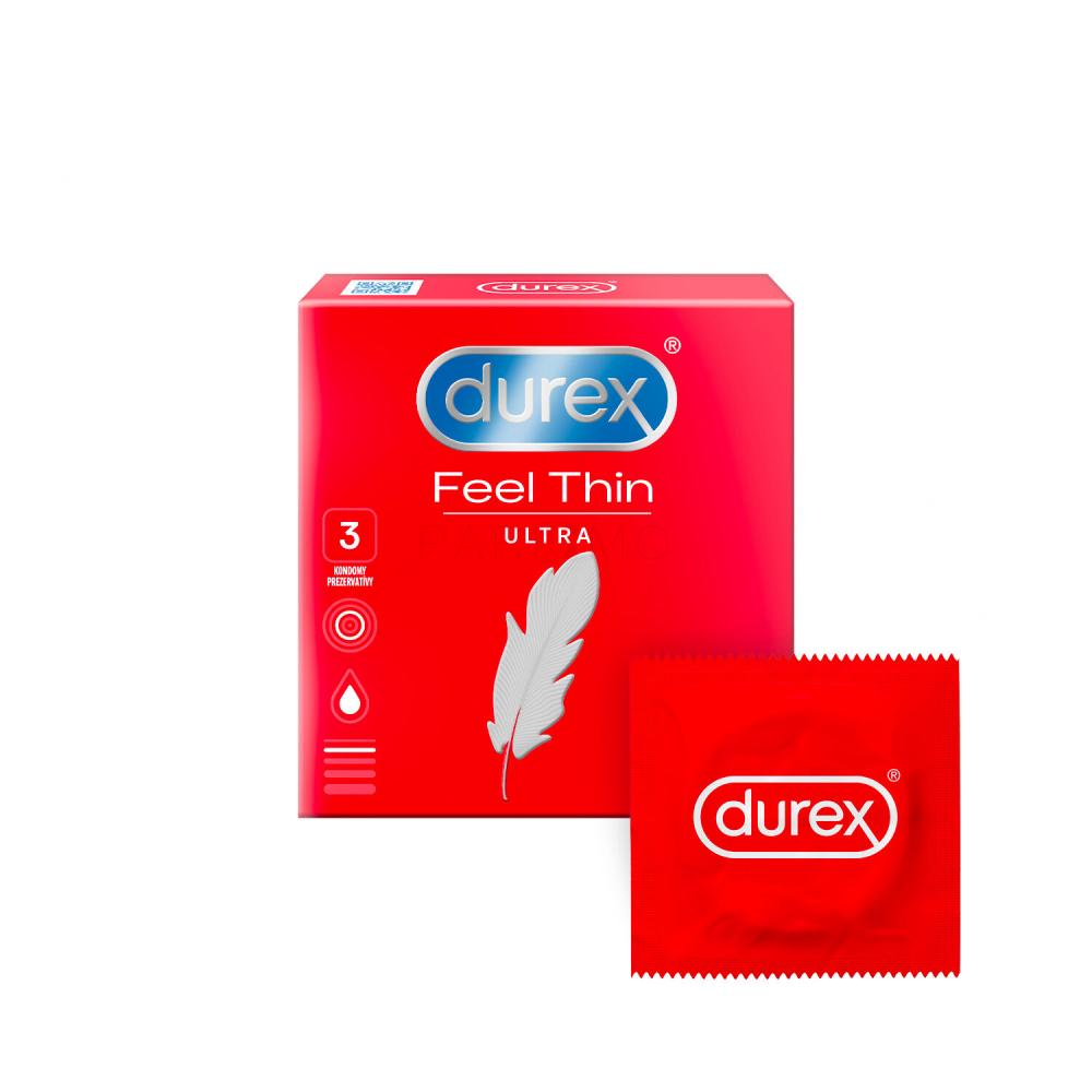 Prezervative Feel Ultra Thin, 3 bucati, Durex