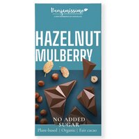 Ciocolata bio cu alune si dude, 60 g, Benjamissimo