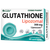 Glutathione Lipozomal, 300 mg, 30 capsule vegetale, Cosmopharm