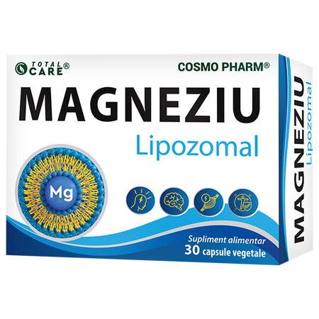 Magneziu Lipozomal, 30 capsule vegetale, Cosmopharm