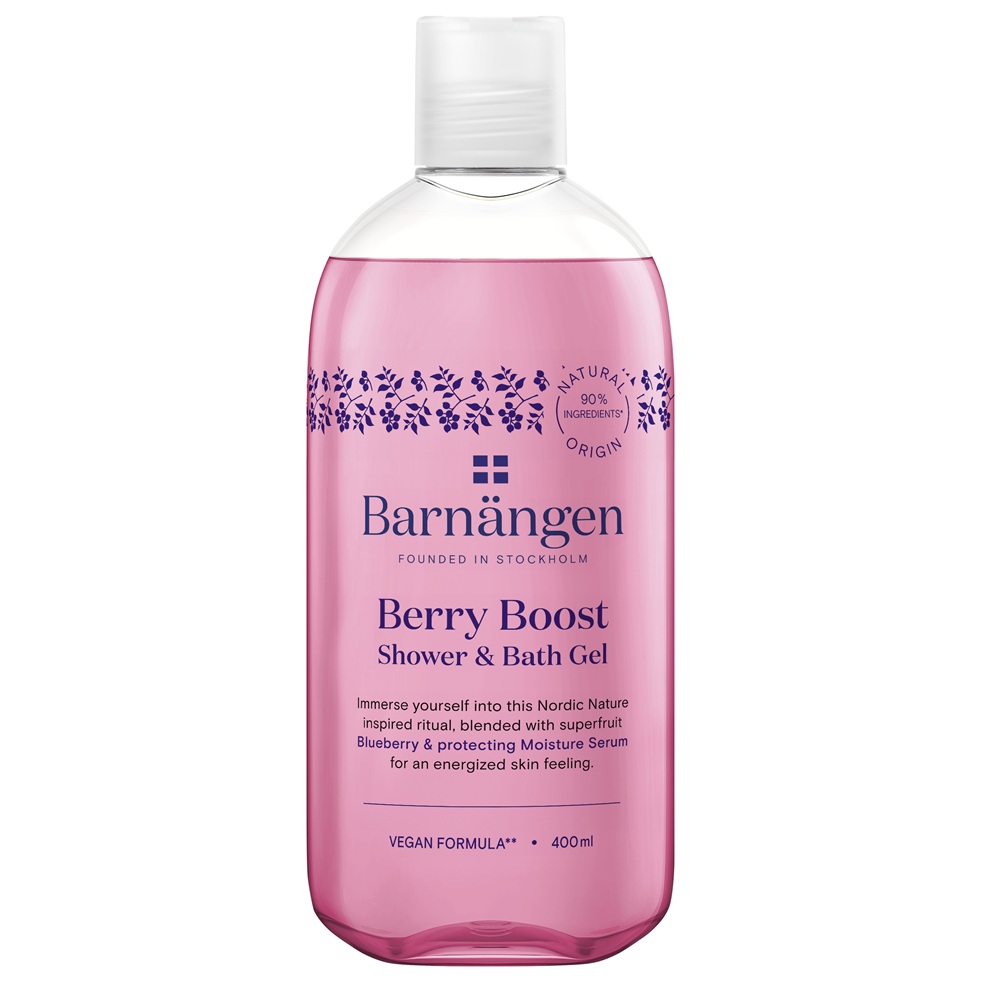 Gel de dus Berry Boost, 400 ml, Barnangen