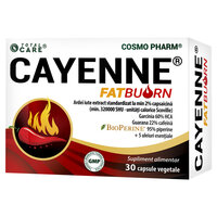 Cayenne Fatburn, 30 capsule vegetale, Cosmopharm