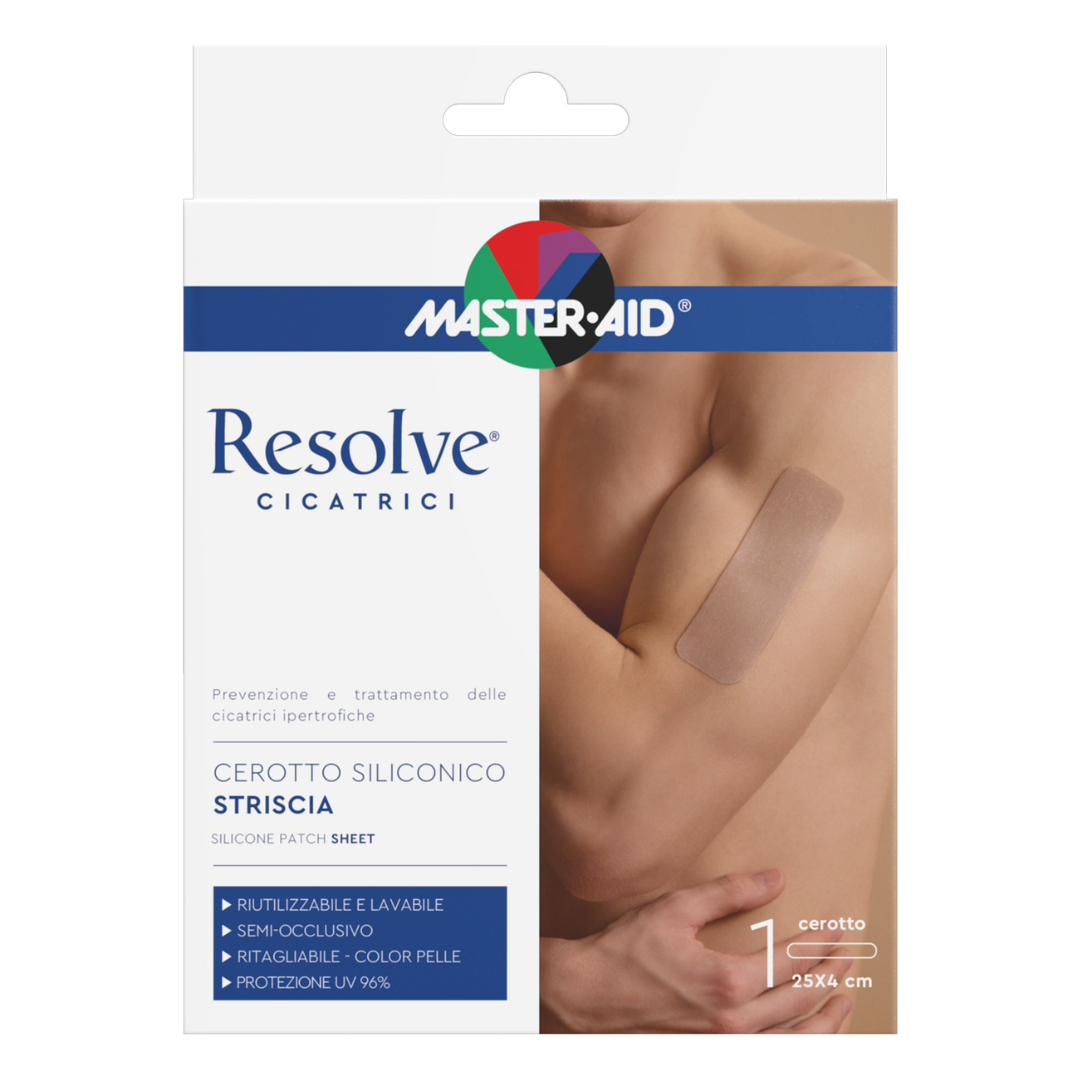 Plasture cicatrici Resolve Skin SPF50+, 25 x 4 cm, 1 bucata, Pietrasanta Pharma