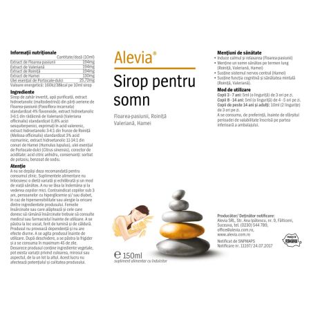 Sirop pentru somn, 150 ml, Alevia 701188