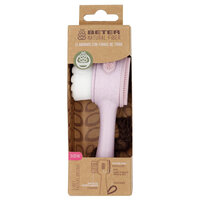 Perie 3 in 1 din fibre naturale pentru masaj facial Natural Fiber, 1 bucata, Beter