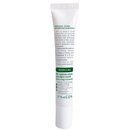 Serum-gel contur ochi antirid si anticearcan, 15 ml, Vivanatura 710132