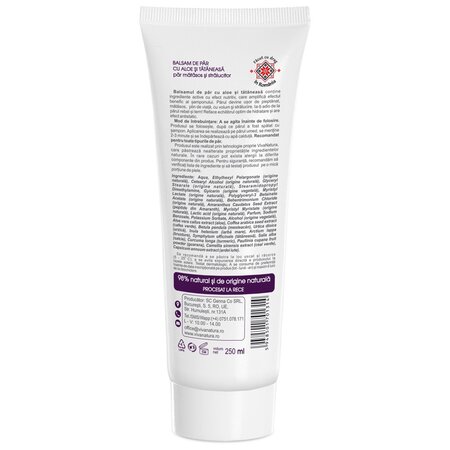 Balsam de par cu aloe si tataneasa, Vivanatura 710020
