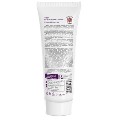 Masca de par cu ginseng si argan, 250 g, Vivanatura 710016