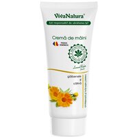 Crema de maini cu galbenele si catina, 75 ml, Vivanatura
