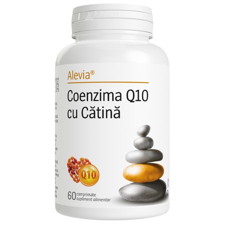 Coenzima Q10 cu Catina, 60 comprimate, Alevia