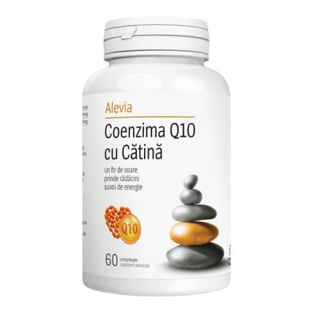 Coenzima Q10 cu Catina, 60 comprimate, Alevia