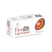Fier lipozomal, 15 mg, 30 capsule, BioSunLine