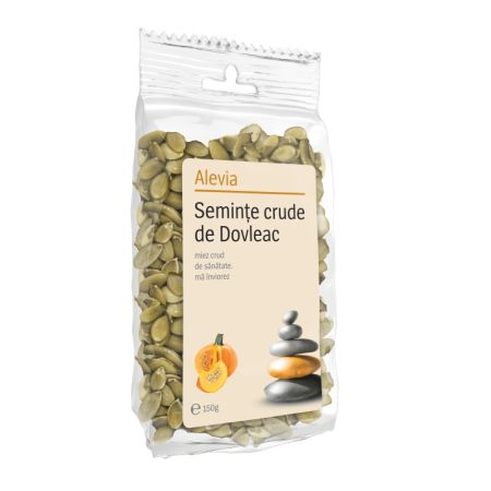 Seminte crude de dovleac, 150 g, Alevia