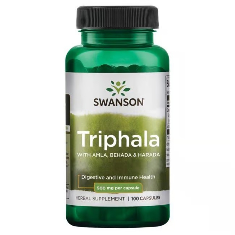 Triphala cu Amla, Behada si Harada, 100 capsule, Swanson