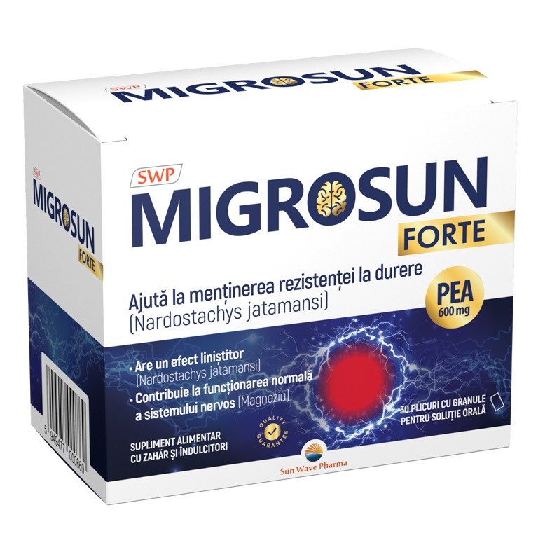 Migrosun Forte, 30 plicuri, Sun Wave Pharma