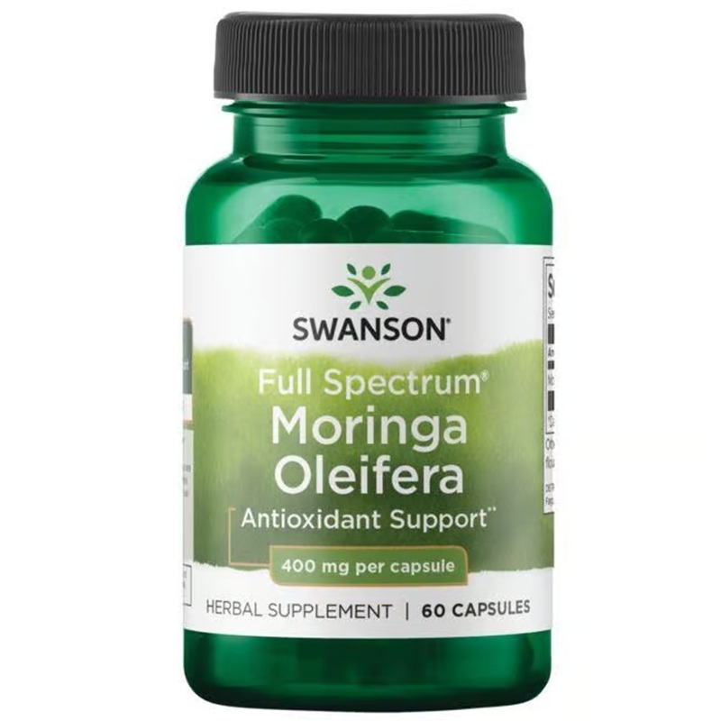 Moringa Oleifera Full Spectrum, 400 mg, 60 capsule, Swanson