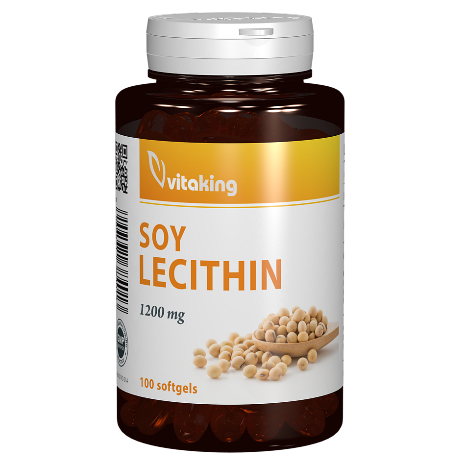 Lecitina Forte, 1200 mg, 100 capsule, Vitaking