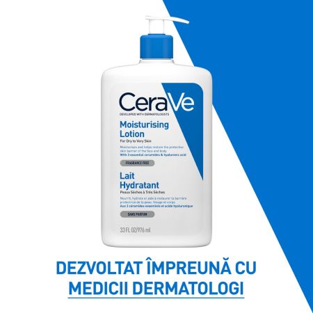 Lotiune hidratanta pentru piele uscata si foarte uscata, 976 ml, CeraVe 675219