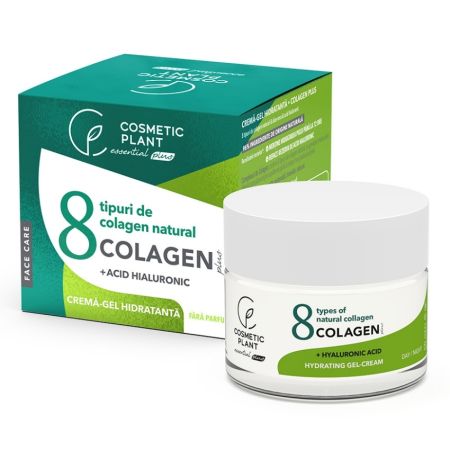 Crema-gel hidratanta Colagen Plus Essential Plus, 50 ml, Cosmetic Plant