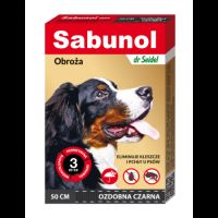 Zgarda antiparazitara rosie pentru caini 11-25 kg Dog Gpi, 50 cm, 1 bucata, Sabunol
