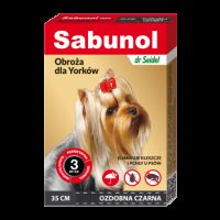 Zgarda antiparazitara neagra pentru caini 2-10 kg Dog Gpi, 35 cm, 1 bucata, Sabunol