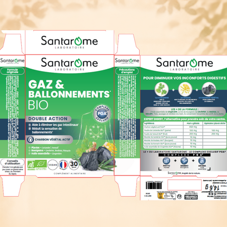 Gaz & Balonare, 30 capsule, Santarome 749405