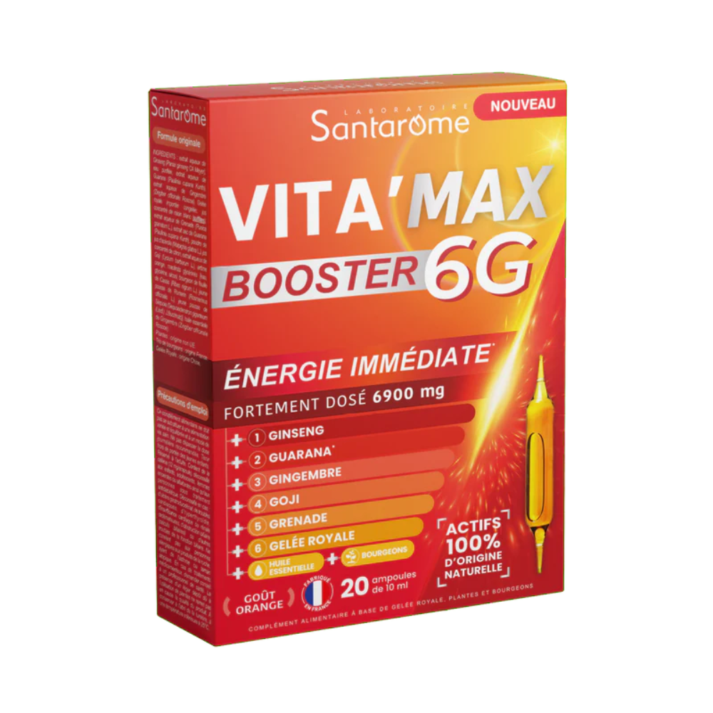 Vitamax 6G, 20 fiole x 10 ml, Santarome