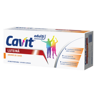 Multivitamine pentru adulti cu luteina Cavit, 20 comprimate masticabile, Biofarm