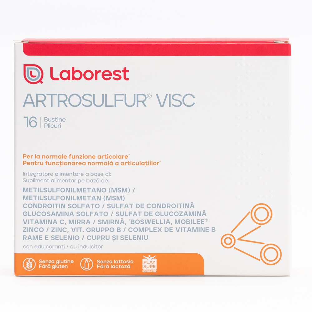 Artrosulfur Visc, 16 plicuri, Uriach