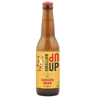 Bere bio de ghimbir fara alcool Bottoms UP, 330 ml, The Ginger People