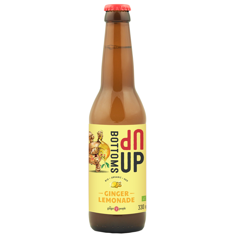 Limoanda bio de ghimbir Bottoms UP, 330 ml, The Ginger People