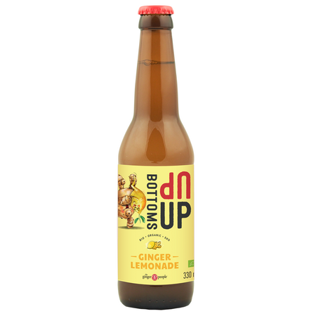 Limonada bio de ghimbir Bottoms UP, 330 ml, The Ginger People