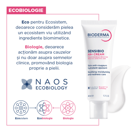 Crema de fata calmanta Sensibio AR+, 40 ml, Bioderma 689592