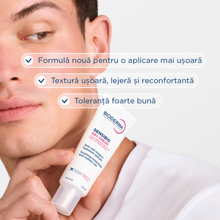 Crema de fata calmanta Sensibio AR+, 40 ml, Bioderma 689593