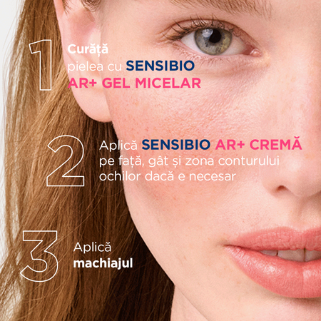 Crema de fata calmanta Sensibio AR+, 40 ml, Bioderma 689584