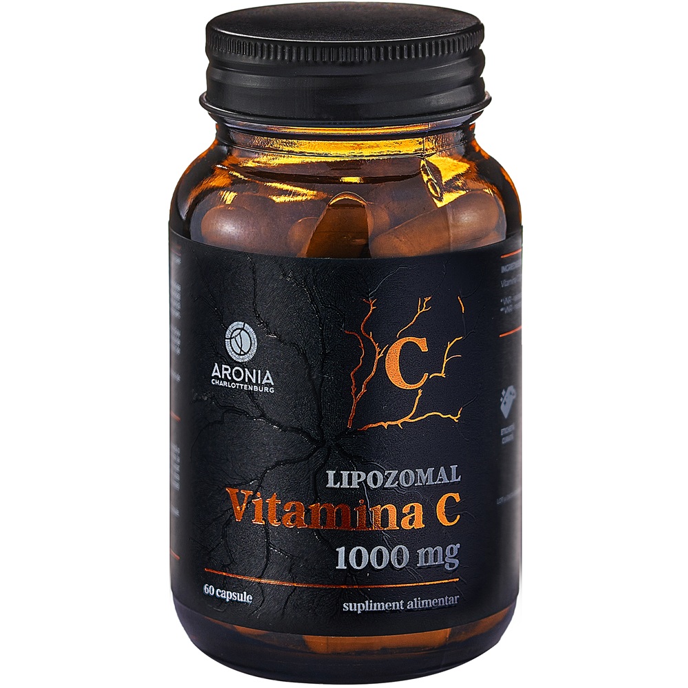 Vitamina C Lipozomala, 60 capsule, Aronia Charlottenburg