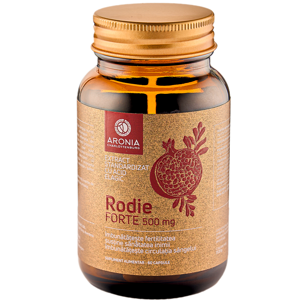 Rodie Forte 500 mg, 60 capsule, Aronia Charlottenburg