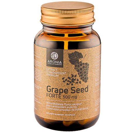 Grape Seed Forte Premium, 500 mg, 60 capsule, Aronia Charlottenburg