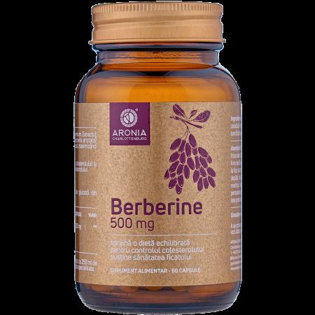 Berberine Forte la 500 mg, 60 capsule, Aronia Charlottenburg