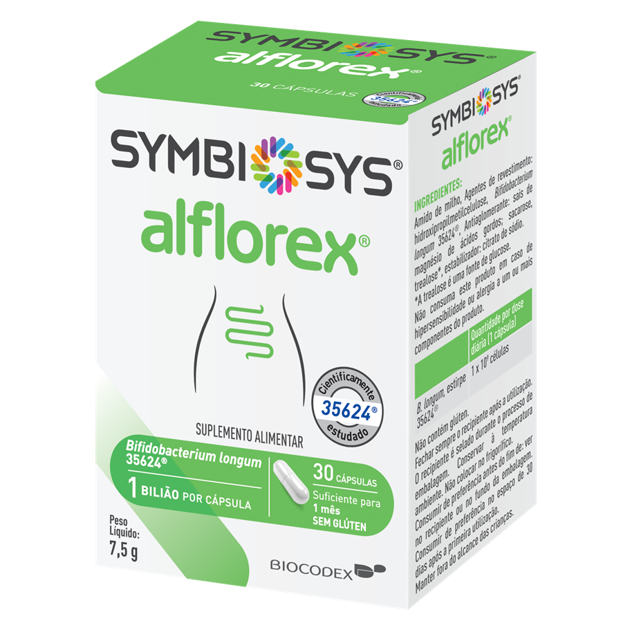 Symbiosys Alflorex, 30 capsule, Biocodex : Farmacia Tei online