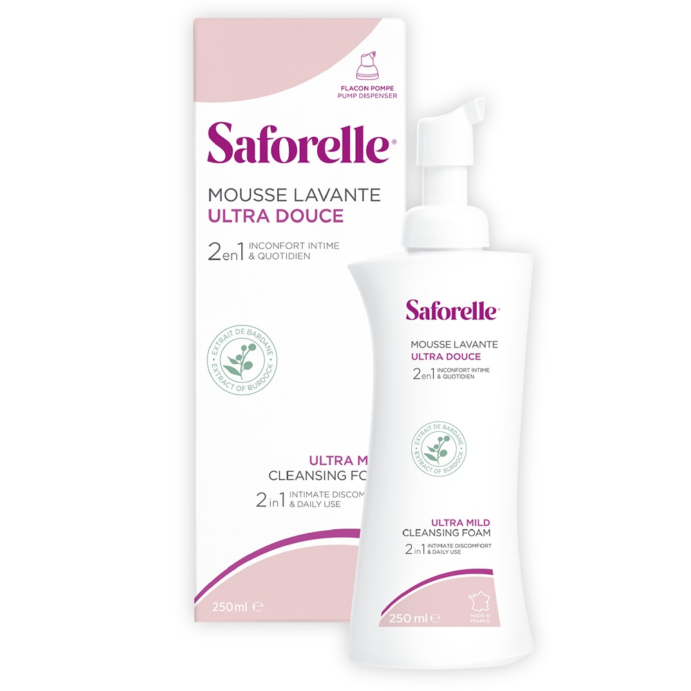 Spuma intima de curatare ultra-delicata Saforelle, 250 ml, Laboratoarele Iprad