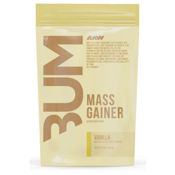 Pudra proteica Cbum Mass Gainer Vanilla, 5443 g, Raw Nutrition