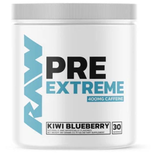 Pre-Workout Pre Extreme Kiwi Blueberry, 360 g, Raw Nutrition