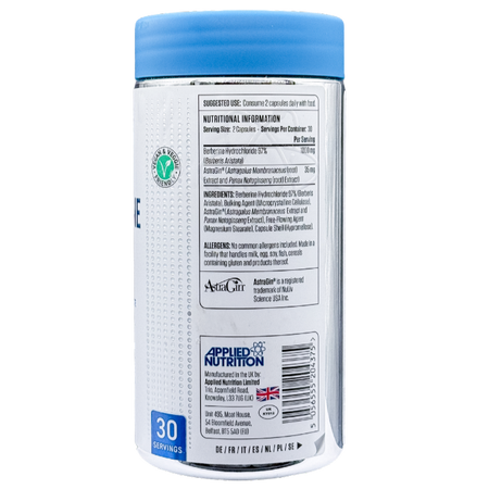 Berberine, 1000 mg, 60 capsule, Applied Nutrition 699336