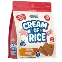 Crema de orez Cream Of Rice Toffe Biscuit, 1000 g, Applied Nutrition