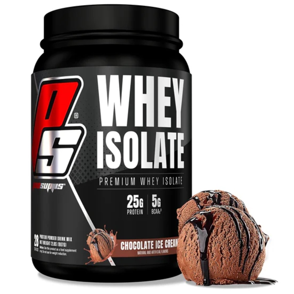 Proteina din zer Whey Isolate Chocolate Ice Cream, 907 g, Prosupps