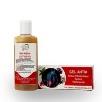 Gel Aktiv Untul Pamantului, Spanz si Tataneasa, 135 ml, Natura Plant
