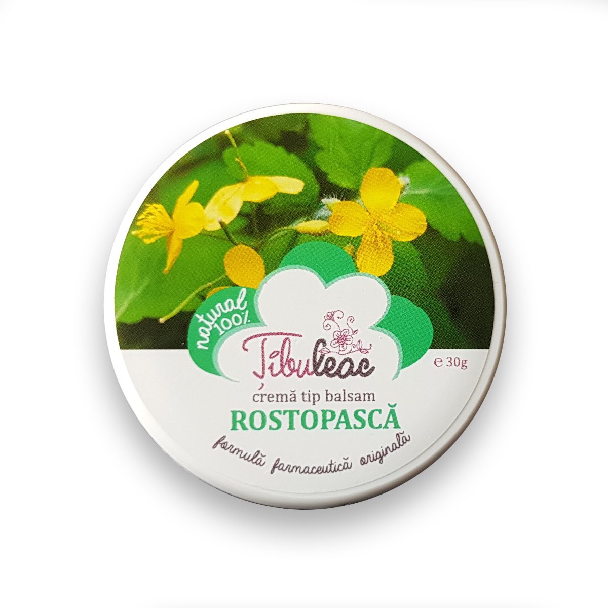 Crema tip balsam rostopasca, 30 g, Tibuleac Plant