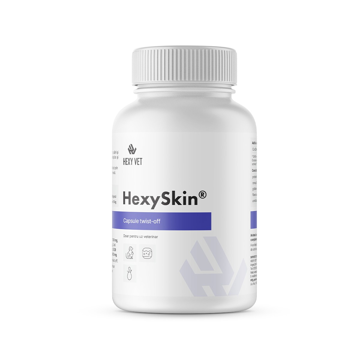 Hexy Skin, 60 comprimate twist-off, Hexy Vet