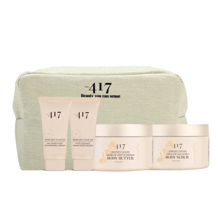 Set Crema de maini 50 ml, Crema picioare, 50 ml, Unt de corp 250 ml, Scrub de corp 400g Body Pampering Ocean, Minus 417